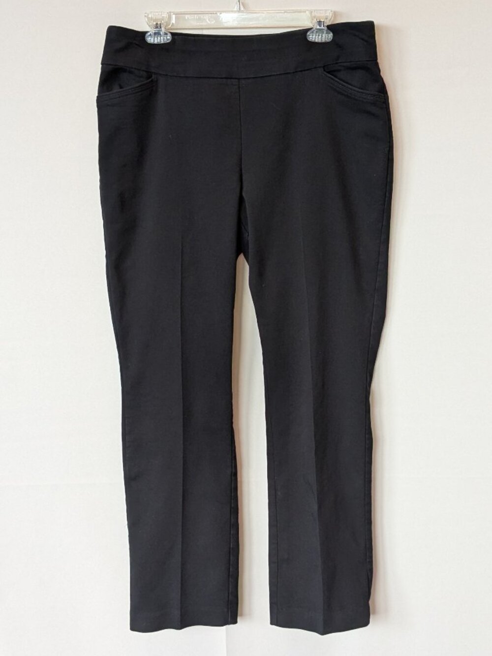 Croft & Barrow Black Effortless Stretch Pullon Pants